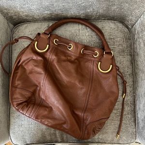 Juicy Couture Brown Genuine Leather Purse